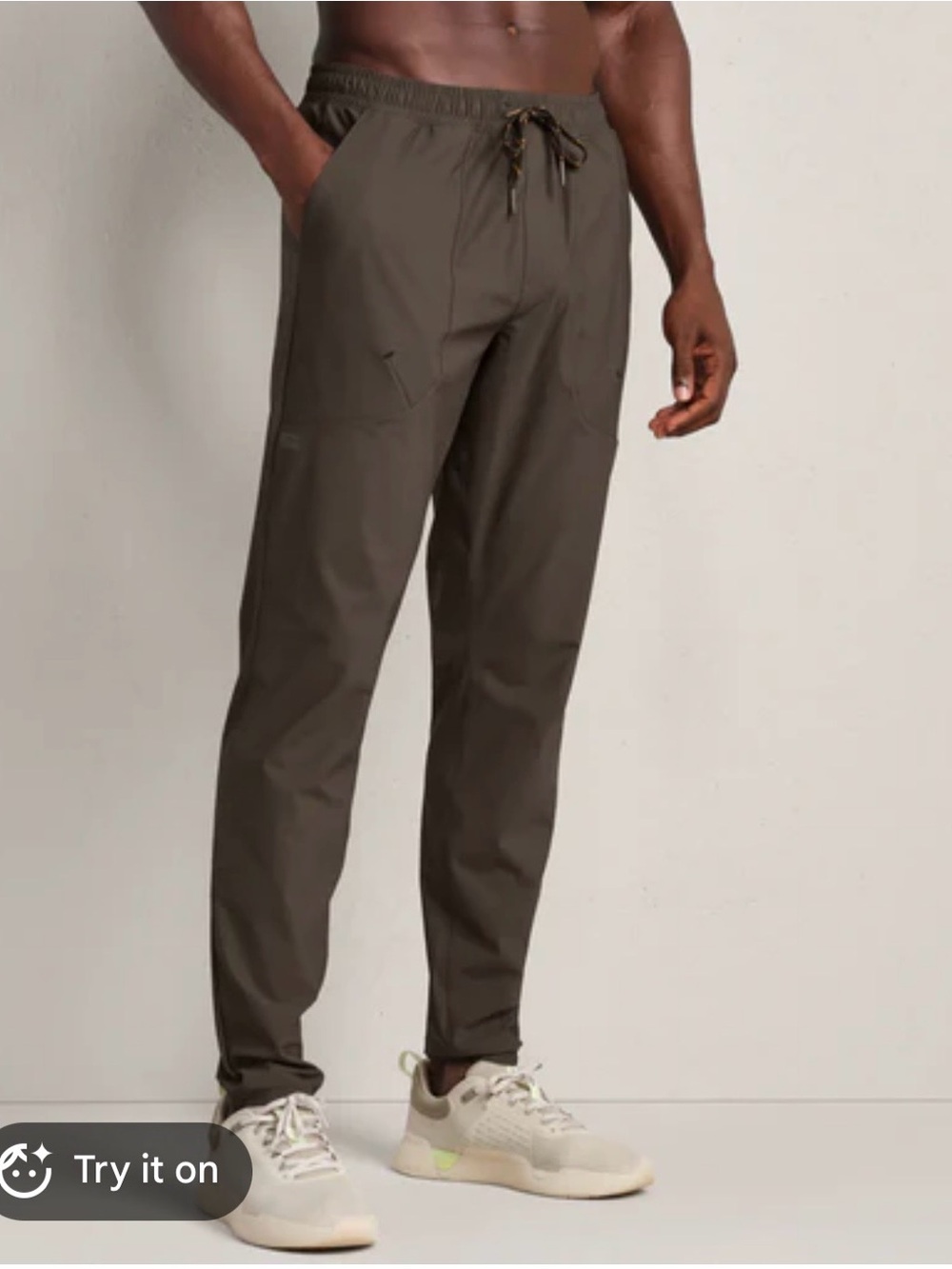 Rhone Pursuit Olive Drawstring Jogger Pants